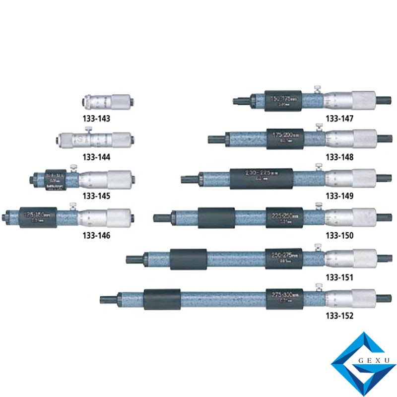 內(nèi)徑千分尺接桿式133-145，IM-125測(cè)量100-125mm