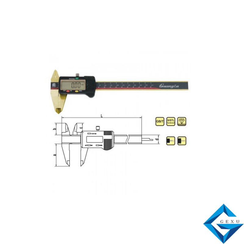 鍍鈦數(shù)顯卡尺111-101DT測量0-150