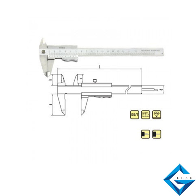 自鎖游標(biāo)卡尺141-262測量0-200