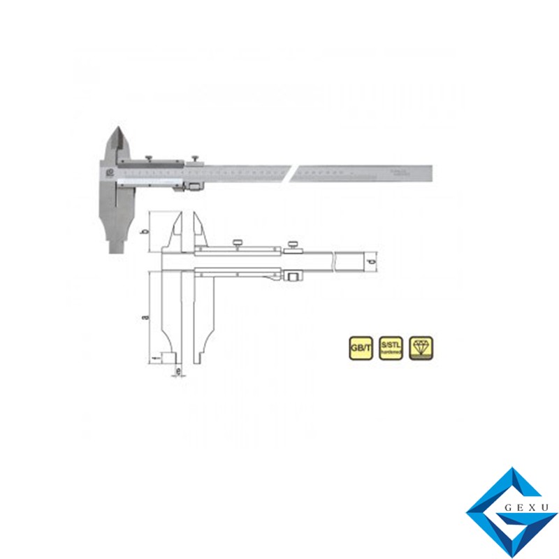 開式雙外爪游標(biāo)卡尺141-644GL測量0-300