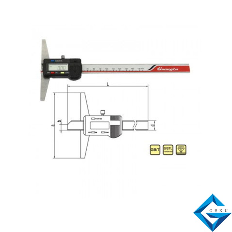數(shù)顯深度尺121-101測(cè)量0-150